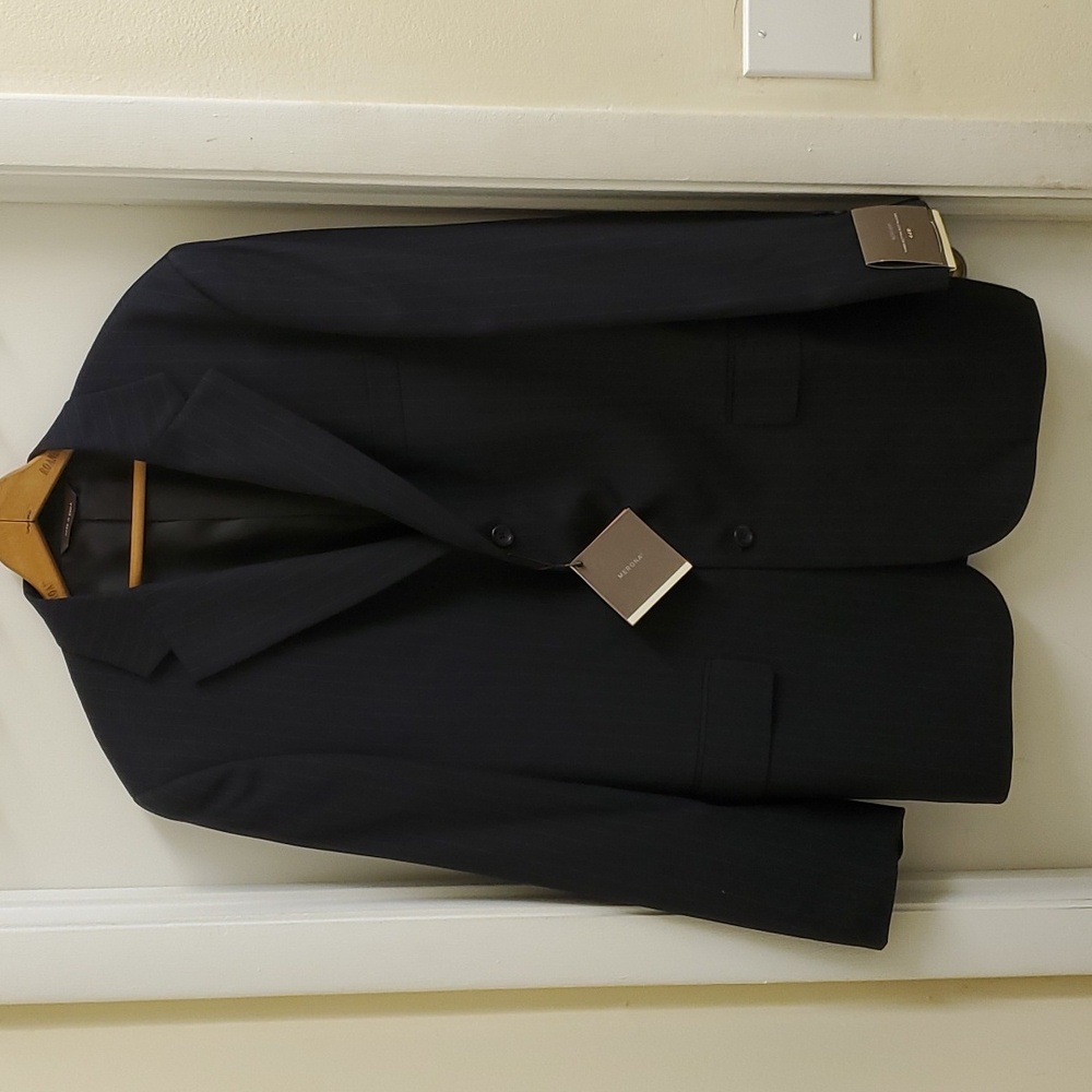 New with tags Merona Navy Stripe men's blazer size 44 regular